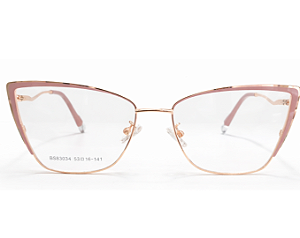 Armação de Óculos de Grau Feminino Metal