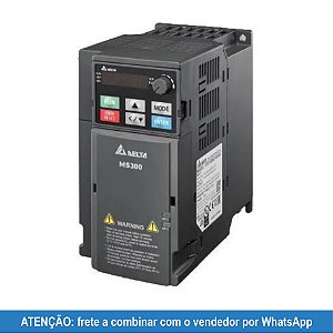 VFD4A8MS21ANSAA Inversor de Frequência MS300 0,75 kW/1HP 4,8A 200/240Vca 1F DELTA