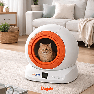 Caixa de Areia Inteligente Automática Autolimpante Com Aplicativo Dogets