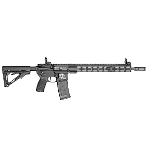 S&W M&P15T II Engraved