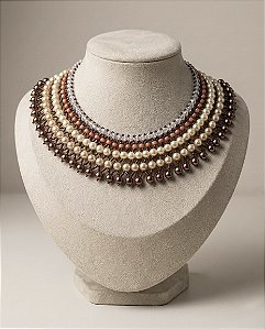 Maxi Colar em Pérolas