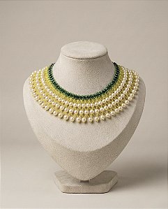 Maxi Colar em Pérolas - Garden