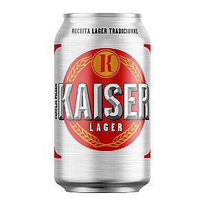 CERVEJA KAISER 350ML LATA