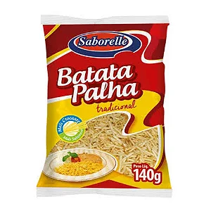 BATATA PALHA SABORELLE 140G TRADICIONAL