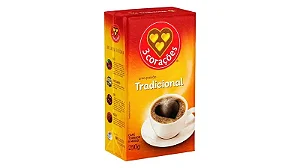 CAFE VACUO 3 CORACOES TRADIC 250g
