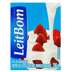 CREME DE LEITE LEITEBOM 200G