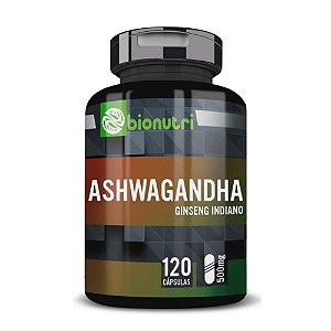 ASHWAGANDHA 120 CAPS 500MG - BIONUTRI
