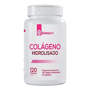 COLÁGENO HIDROLISADO 120 CAPS 500MG - BIONUTRI