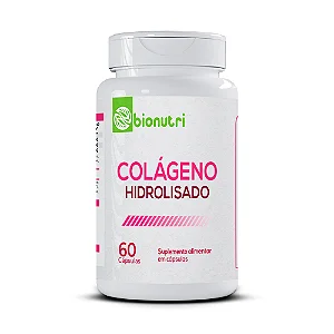 COLÁGENO HIDROLISADO 60 CAPS 500MG - BIONUTRI