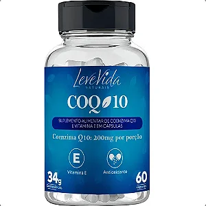 COQ 10 60 CAPS 200MG - LEVE VIDA