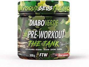 PRE-WORKOUT THE TANK FABRICIO MOREIRA CHERRY LEMONADE 300G - DIABO VERDE