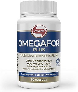 Omegafor Plus 60 cps 1000mg - Vitafor Sabor:Natural