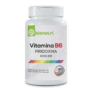 VITAMINA B6 BIONUTRI 120 CAPS 500 MG