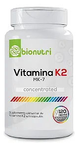 VITAMINA K2 BIONUTRI 120 CAPS 500 MG