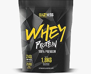 WHEY 100% PREMIUM 1,8KG CRAZYNESS