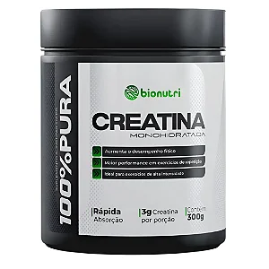 CREATINA 100% PURA 300G BIONUTREI