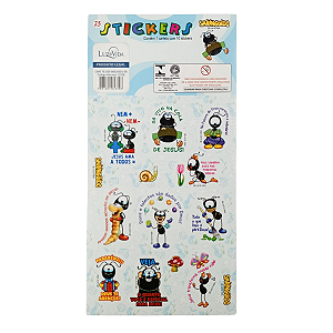 Cartela de Adesivos Stickers - nº23 - Smilinguido