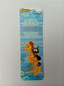 Marca Páginas Mini - Deus e o Nosso Refúgio - Smilinguido (mensagens de inspiração)  - Pct 50 und