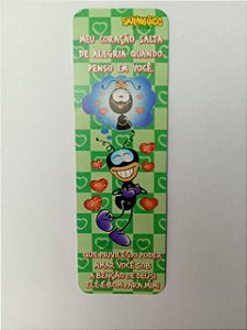 Marca Páginas Mini - Meu Coração Salta de Alegria - Smilinguido (amor)  - Pct 50 und