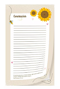 Bloco Anotações - Girassol