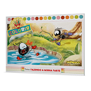 Livro Vamos Colorir - Fazendo a Minha Parte- Smilingüido
