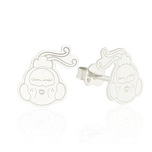 Brinco de Prata Faniquita Beijinho - Noble