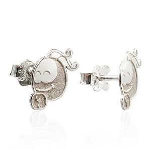 Brinco de Prata Smilingüido Orando - Noble