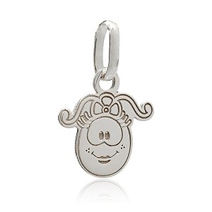 Pingente de Prata Faniquita Sorrindo - Noble