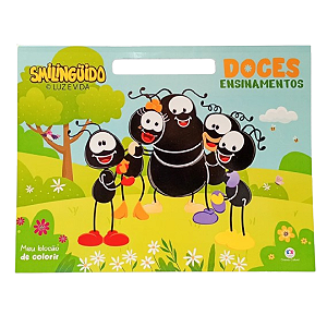 Livro Blocão de Colorir Smilinguido - Doces Ensinamentos