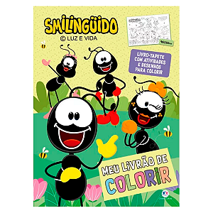 Livro tapete Smilingüido - Meu livrão de colorir