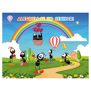 Quebra-Cabeça Smilinguido - Alegrem-se no Senhor - MOD.1