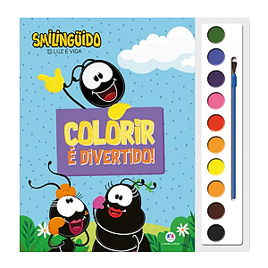 Livro Aquarela Smilingüido - Colorir é Divertido
