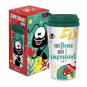 Copo Smart - Smilinguido Para Deus - Brasfoot