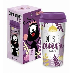 Copo Smart Smilingüido - Deus é amor - Brasfoot