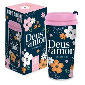 Copo Smart - Deus é amor - Brasfoot