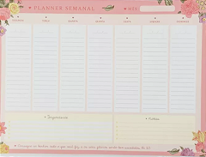 Planner Semanal Smilinguido