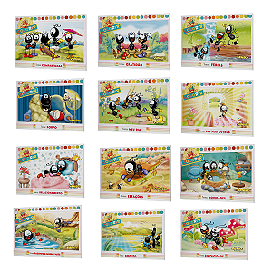 COMBO - Coleção Vamos Colorir Smilingüido - 12 Livretos