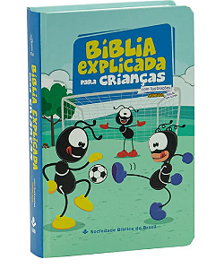 Bíblia Explicada para Crianças Smilingüido NTLH | Capa Dura Ilustrada - Futebol