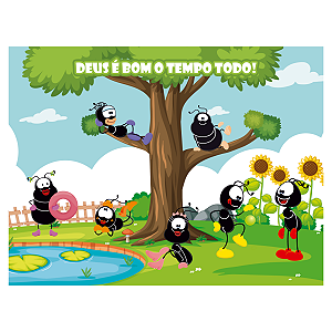 Quebra-Cabeça Smilinguido - Deus é bom o tempo todo! - MOD.2