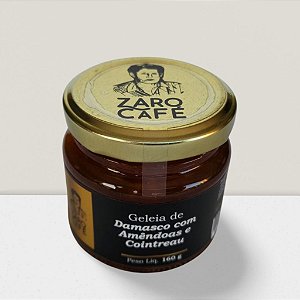 Geleia Zaro Café Damasco com Amêndoas e Cointreau