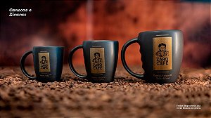 Caneca Zaro Café Preta 300ml
