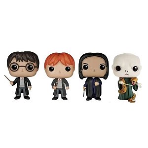 Cartela Harry Potter Funko Pop Com 4 Personagens