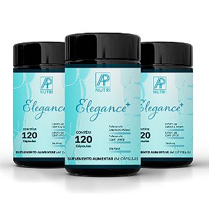 EMAGRECEDOR - Elegance + (120 Cápsulas) - 3 UNIDADES