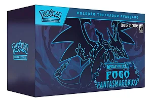 Box Treinador Avançado ETB Pokémon Fogo Fantasmagórico Mega Charizard - Portuguê