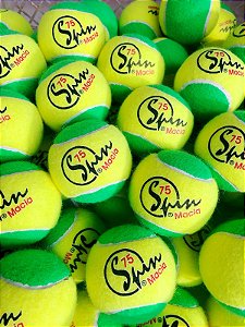 Embalagem com 6 bolas de tênis SPINMacia 75%
