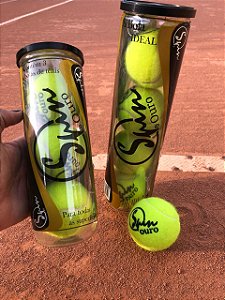 Caixa com 24 tubos de 3 bolas cada tubo SPINOuro