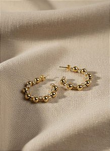 Brinco Argola Esferas