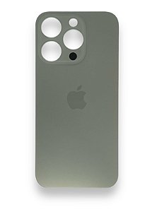 TAMPA TRASEIRA IPHONE 15 PRO MAX NATURAL TITANIUM