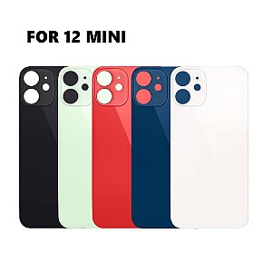 TAMPA TRASEIRA IPHONE 12 MINI VERMELHO