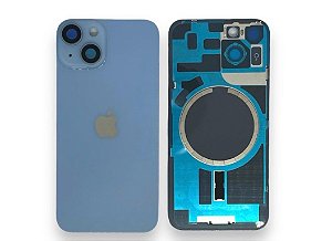 TAMPA TRASEIRA IPHONE 14 COMPLETA AZUL